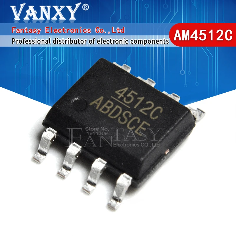 5PCS AM4512C 4512 C SOP-8 5PCS AM4512C 4512 C SOP-8