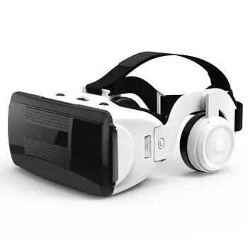 

3D VR Glasses Headset Mini Compact Light Weight Comfortable Deep Immersive Virtual Reality Experience on Movies and Games Entert