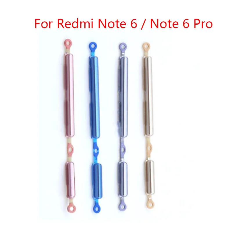 50 шт. для Xiaomi Redmi Note 6 Pro Кнопка питания громкости включения выключения громкость вверх-вниз ключ для боковой кнопки