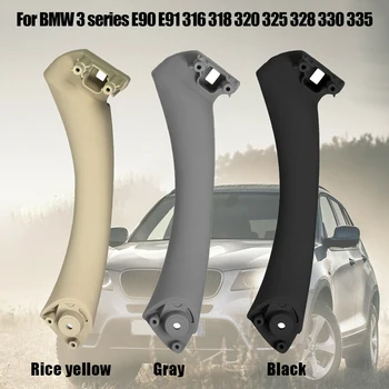 車インナーハンドル内部ドアパネルプルトリムカバー左右用 Bmw 3 シリーズ E90 E91 316 318 320 325 328 330 I7T8