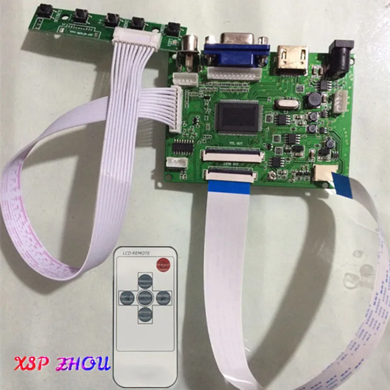 10,1 ips для Raspberry Pi монитор 1280*800 TFT EJ101IA-01G плата драйвера монитор HDMI VGA AV LVDS 2AV для Raspberry - Цвет: Черный