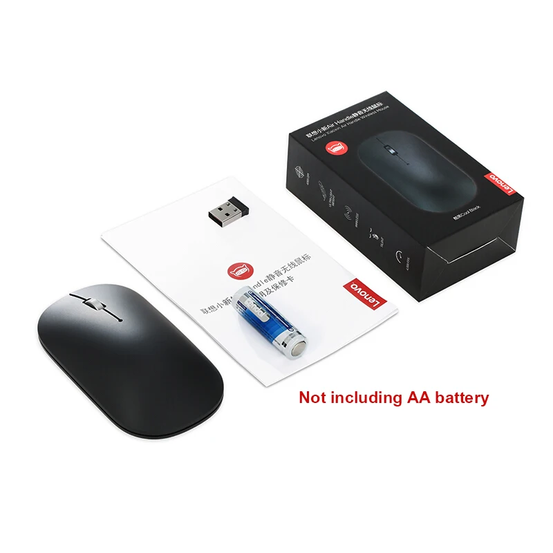 Беспроводная мышь Lenovo Air Handle 4000 точек/дюйм PAW3220 сенсорная беспроводная новые