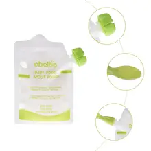 Пищевая добавка сумка для хранения Сумка Многоразового Использования еда ребенок многоразового кулинарный пакет оптом коробка 10 шт набор можно повторно использовать