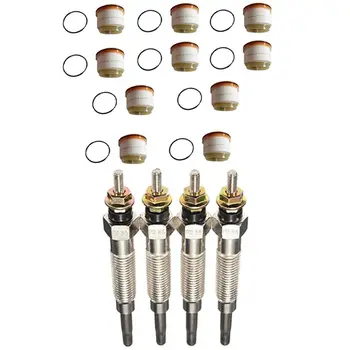 

10Pcs/Lot Fuel Filter Filter Kit OEM:23390-0L041 with 4 Pcs Heater Glow Plugs