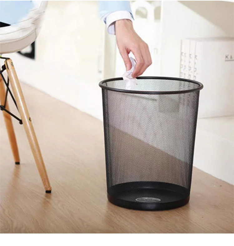 ЭДО корзина для туалетной бумаги металлическая сетка без крышки мусорная корзина бытовой Туалет мусорное ведро