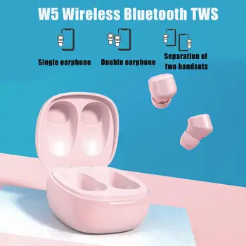 

W5 Mini TWS Bluetooth 5.0 Hands-free Wireless Earphones Earbuds with Charge Box