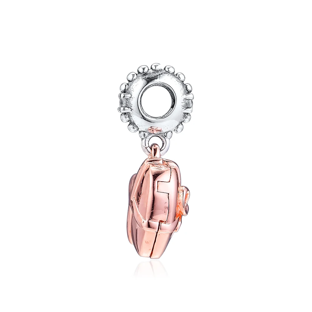 CKK Fit Pandora браслет бразильские бусины в форме сердца для Подвески для изготовления украшений Стерлинговое Серебро 925 шарик шарм Kralen