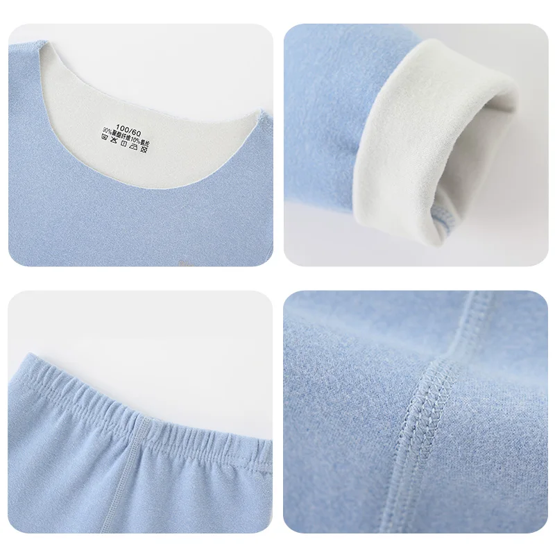 Children's Autumn Suit Thermal Underwear Traceless Pajamas Autumn Pants Spring Clothes