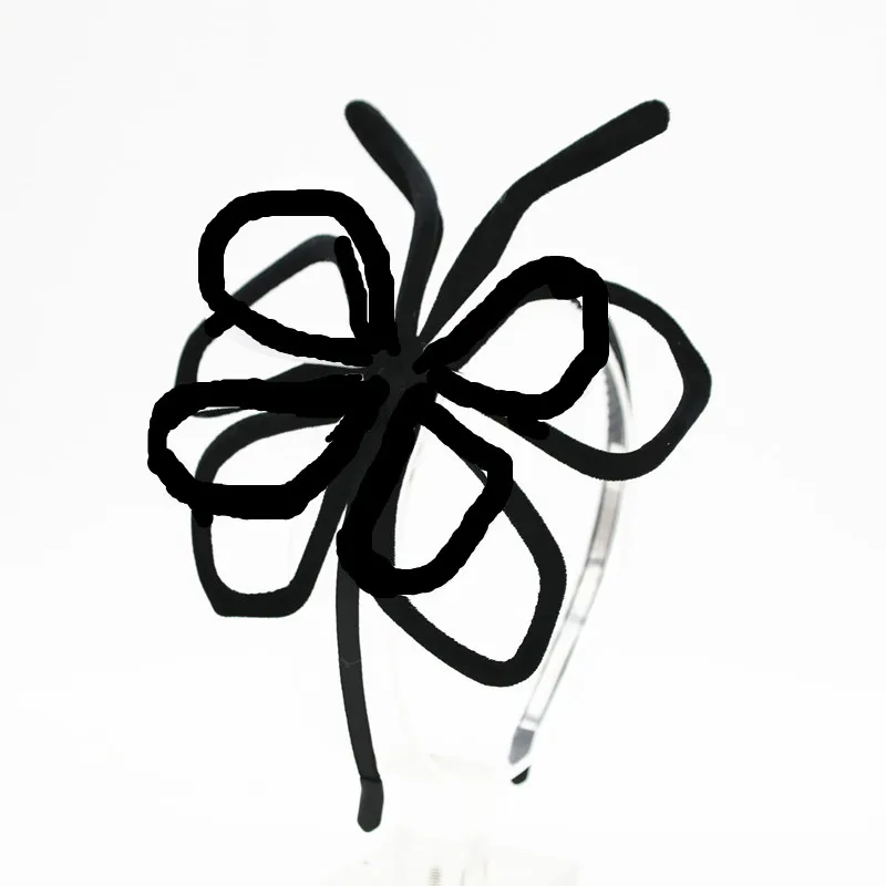 WINTER NEW VELVET WIRE BUTTERFLY HEADBANDS FASHION GIRLS HAIRBAND