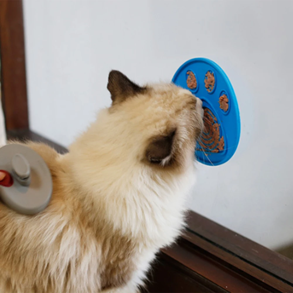 

Pet Dog Slow Food Feeder Silicone Lick Pad Pet Bathing Grooming Training Helper Pet Bath Fixed Suction Silicone Lick Pad F24