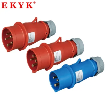 

Industrial Plug Type: 252 European Standard 4-Core 16A Power Plug IP44 Industrial Waterproof Plug