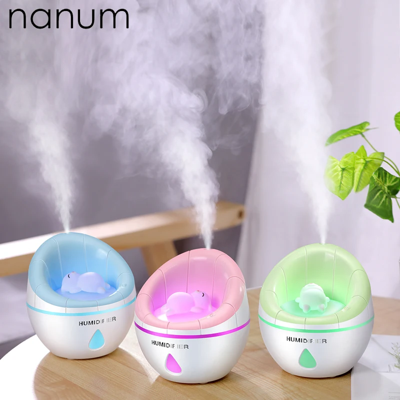 

Creative Car Essential Oil Diffuser Mini Ultrasonic Creative Sofa Humidifier LED Light USB Aromatherapy Fogger Car Air Freshener