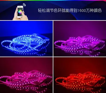 

led light with 5050wifi controller 3528RGB colorful light band controller smartphone wifi controller