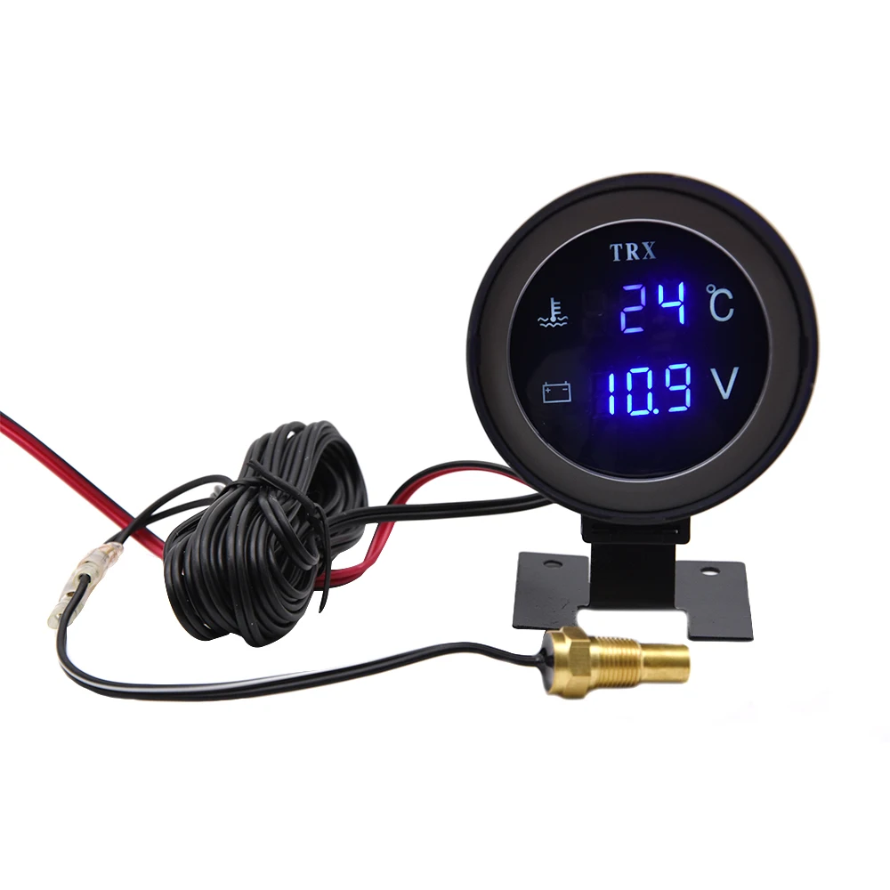 5 In 1 12V Car LCD Electronic Tachometer + Oil Pressure Gauge + Volt Voltmeter+Water Temperature Gauge+Fuel Gauge with Sensor