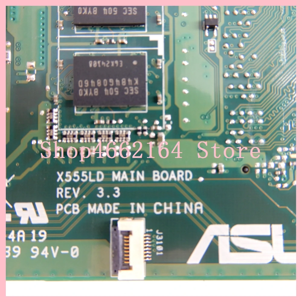 X555LJ LVDS 4 гб озу i7-5500 процессор GT920M/2G REV 3,3 материнская плата для ASUS X555L X555LD X555LF X555LP W519L тест материнской платы ноутбука ок