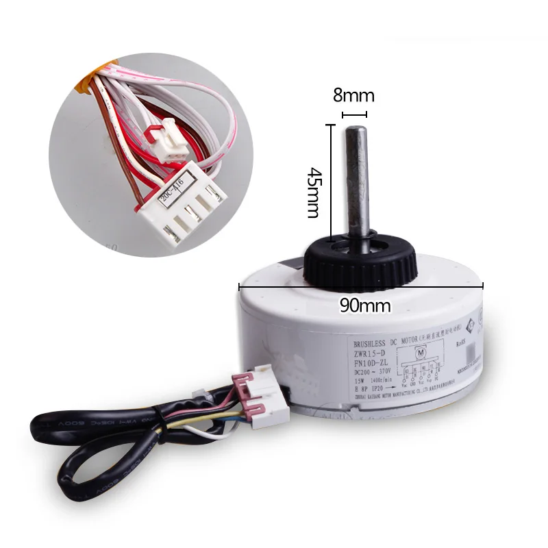 100 new for Gree air conditioner motor ZWR15 D FN10D ZL SIC 37CVL F110