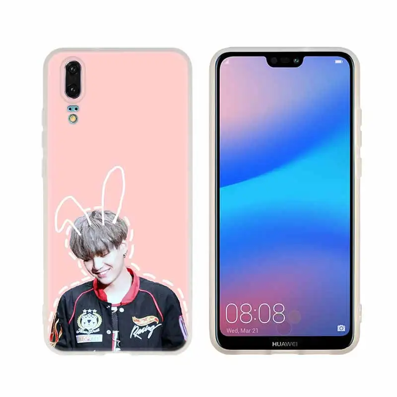 Чехол для телефона huawei P8 P9 Lite P10 P20 P30 Lite Plus Pro P Smart мягкий чехол Kpop Bangtan для мальчиков