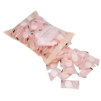 

Skin Tag Removal Face Care 100pcs Compressed Non‑Woven Fabric Portable Cleaning Compressed Face Blackhead Removal