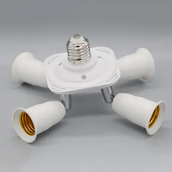 

Universal Lamp Holder E27 Universal Head Conversion Lamp Holder PBT Fireproof Material 360 Degrees Rotating Anti-burning