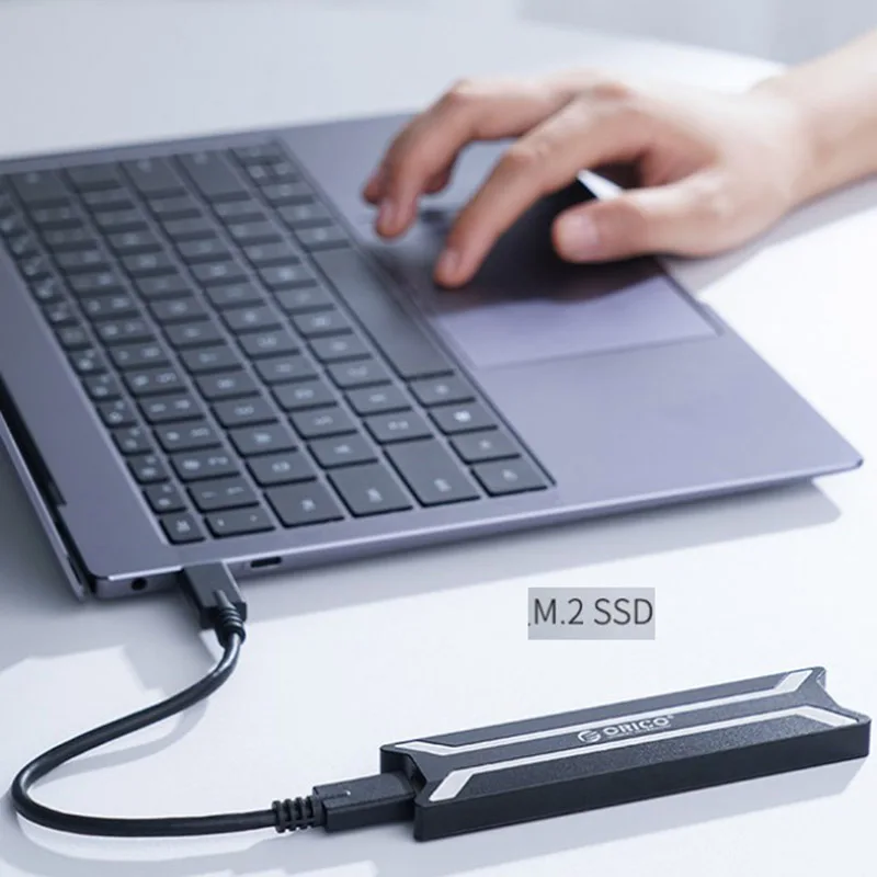 NVME M.2 чехол для внешнего SSD твердотельный накопитель поддерживает протокол ускорения UASP и инструкции по обрезке 10 Гбит/с высокоскоростной