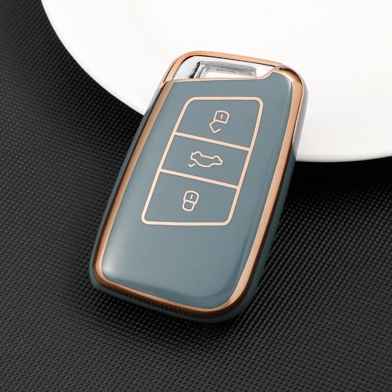 TPU Car Smart Key Fob Cover per VW PASSAT B8 Arteon Atlas New Jetta Skoda Kodiaq Superb A7 accessori Auto Auto portachiavi - Hb34505e7992c410b916f2e48040d9defW