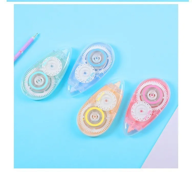 1 шт., 5 мм X 25 м, милая Корректирующая лента для конфет, Kawaii, прозрачный корректор высокой емкости, Модифицированная лента, школьные принадлежности, канцелярские принадлежности