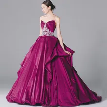 Шикарное милое бальное платье Бальные платья Очаровательные без рукавов с открытой спиной с рюшами и шлейфом атласные вечерние платья для выпускного вечера