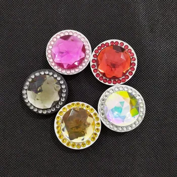 

100pcs Acrylic Gemstones sparkle round mobile phone folding stretch bracket Phone Holder Balloon support