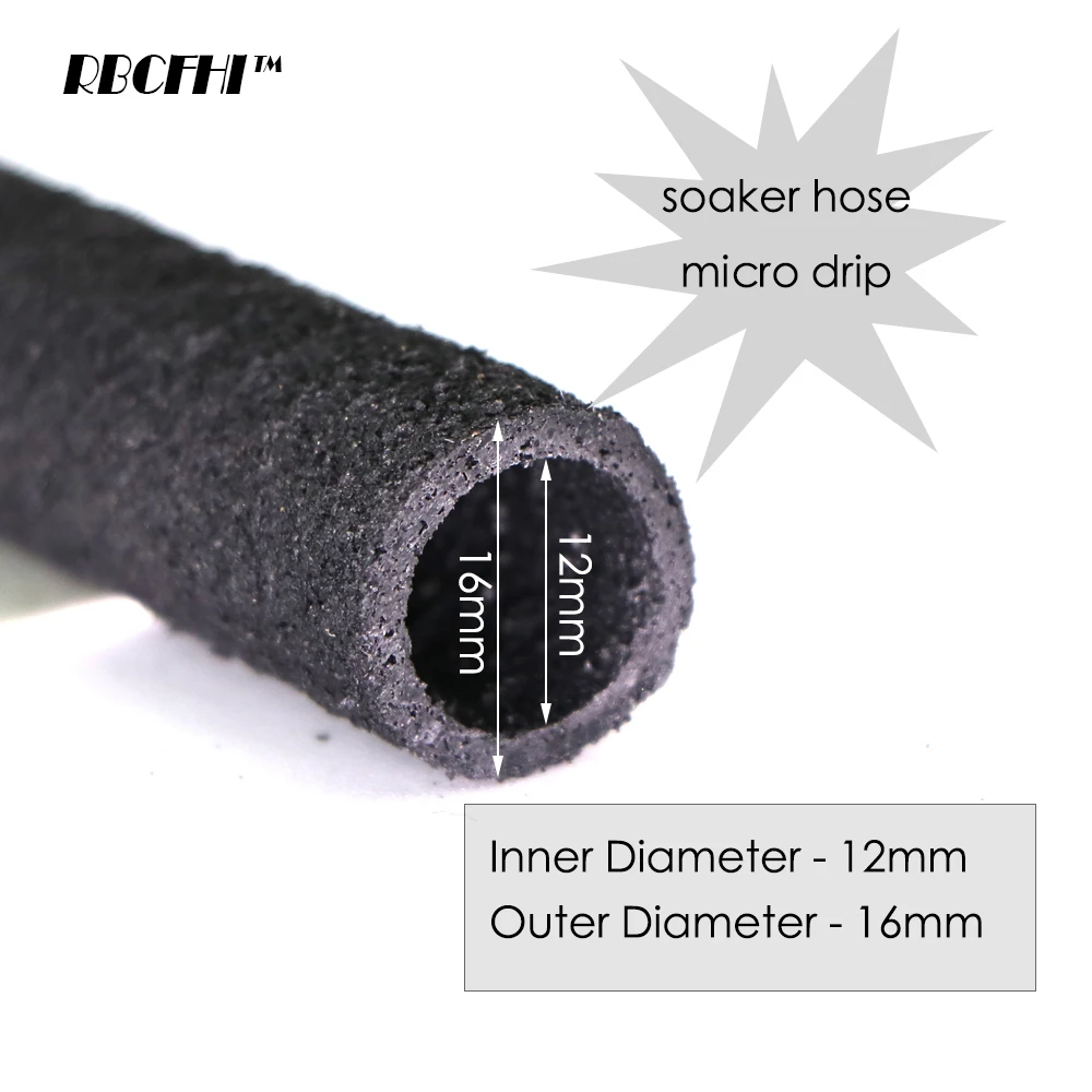 Garden Soaker Watering Hose 7.5m /15m Porous Irrigation Tubing Permeable Pipe Additional Hose Connectors garden hose water hose