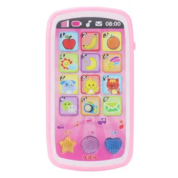 

Kuulee Simulate Cartoon Touch Screen Mobile Phone Music Educational Puzzle Toy for Kids High Quality Child Interesting Toys