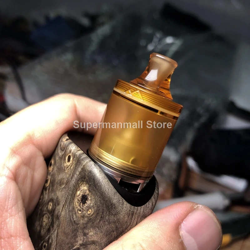 Высокое качество через vape червоточина бак для Dvarw 22 мм RDTA 316ss PC PEI Материал Топ