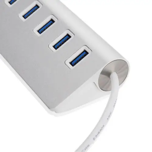 7 портовый usb 3 0 концентратор Алюминиевый сплиттер адаптер супер до 5Gbs для