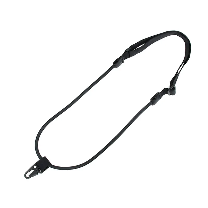 

TMC-M7S-BK New LDT MP7 Sling Tactical Elastic Single Point Lanyard with Metal Steel Buckle