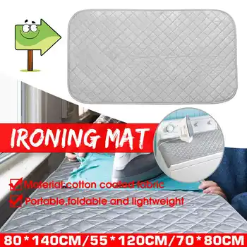 

Portable Home Ironing Mat Thickened Clothes Protector High Temperature Resistance Ironing Pad Easy Press Ironing Pad