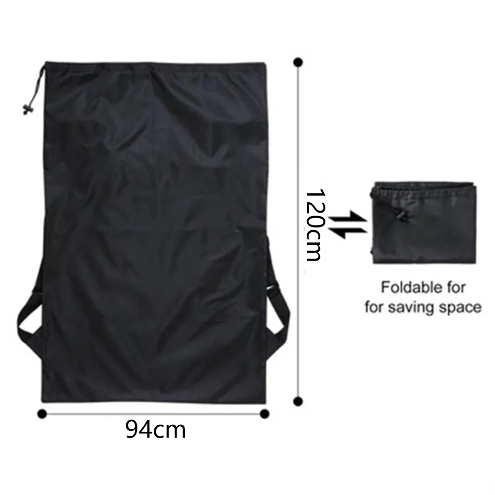 Extra Large Laundry Bag Sack With Drawstring Black Blue Dirty Clothes Storage Bag Quilt Toy Organizer Hotel Bathroom Supplies 4