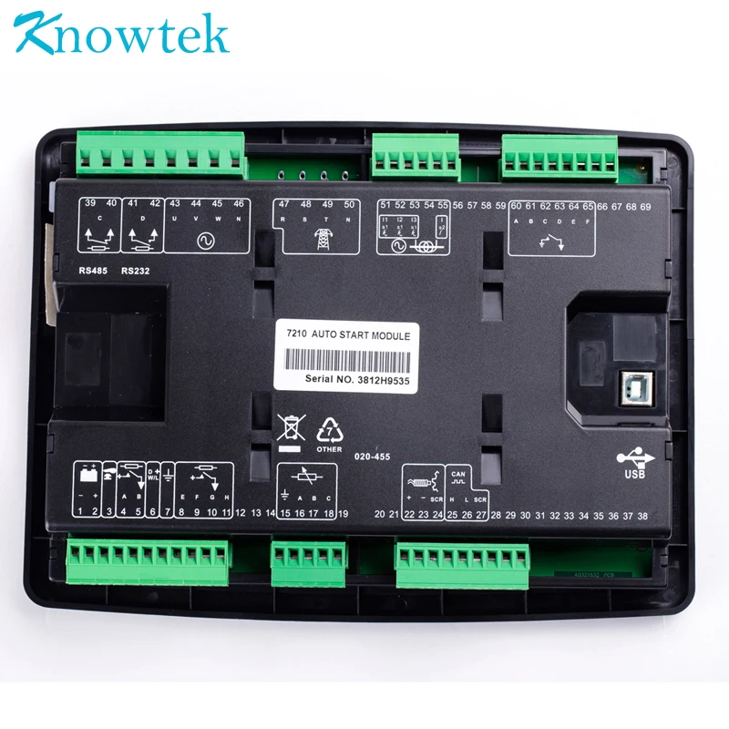Автоматический контроллер DSE7210 AMF замена для оригинальной генераторной