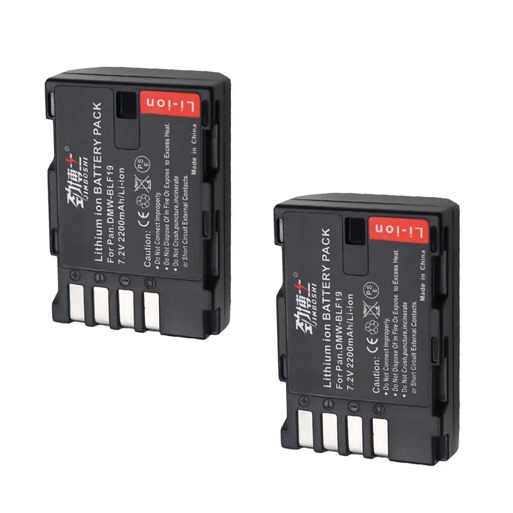 2 шт. DMW-BLF19 DMW-BLF19e DMW-BLF19PP ДМВ BLF19E Батарея для цифрового фотоаппарата Panasonic Lumix DC-GH5, DMC-GH3, DMC-GH3K, GH4, GH4K цифровой Камера