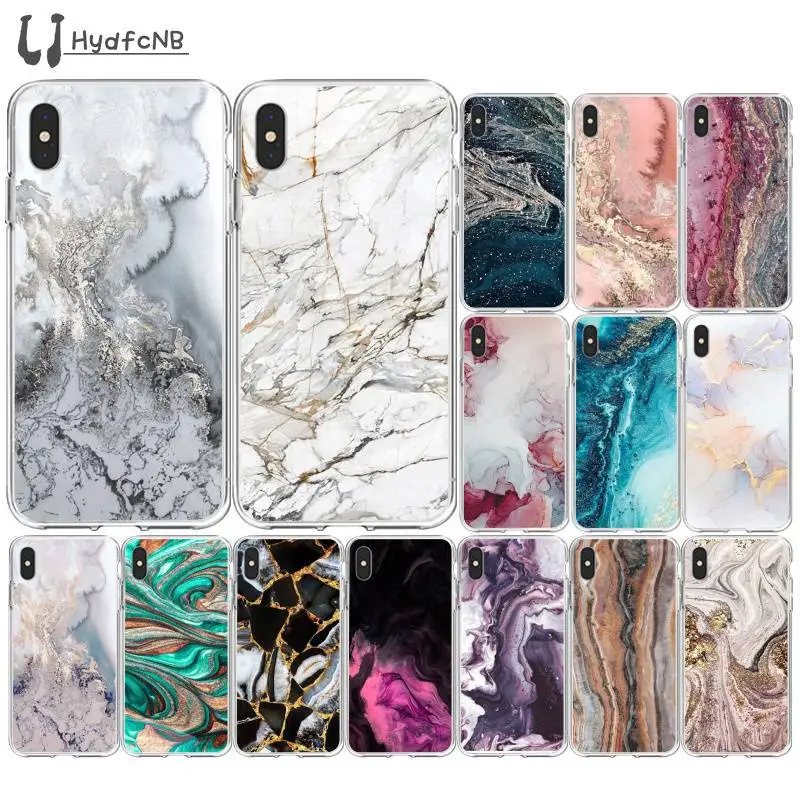 

LJHYDFCNB High-end luxury marble pattern Phone Case Cover for iPhone 11 pro XS MAX 8 7 6 6S Plus X 5 5S SE XR cover
