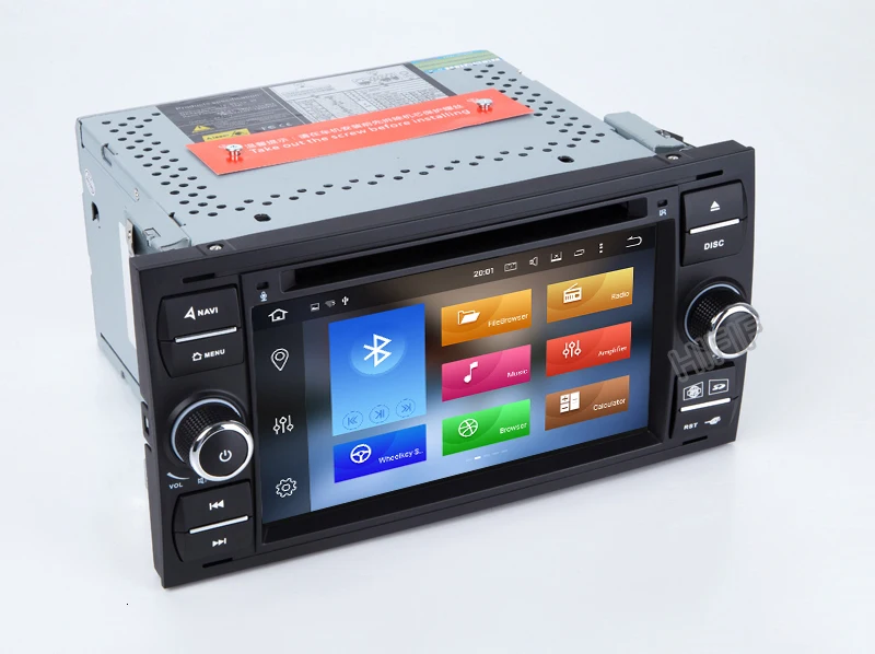 Perfect IPS Car Multimedia Player GPS Android 9 2 Din For Ford/Mondeo/Focus/Transit/C-MAX Auto Radio Bluetooth DVR Autoradio DSP DVD DVR 7