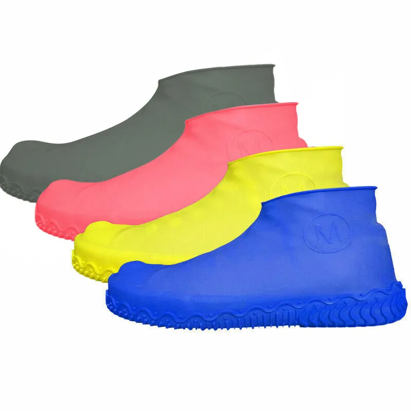Непромокаемые Нескользящие ботинки для дождливой погоды водонепроницаемые Нескользящие галоши для путешествий для мужчин, женщин и детей