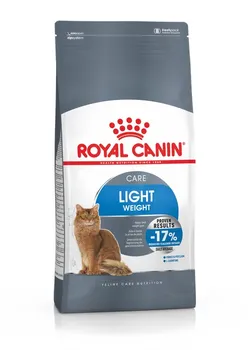 

Royal Canin light weight care dry. d/cats prone to fullness 10 kg