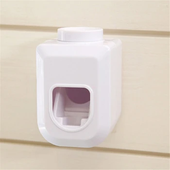 

Automatic Toothpaste Dispenser Dust-proof Toothbrush Holder Wall Mount Stand Bathroom Accessories Set Toothpaste Squeezers Tooth