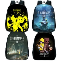 Little Nightmares 2 Backpack Kids Kindergarten School Bag Toddler Waterproof Daily Knapsack Children's Cartoon Mini Rucksack 1