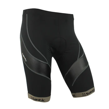 

Santic Breathable Cycling shorts Summer Men's Bicycle Cycling Shorts Male High elastic Slim MTB Road Bike Shorts