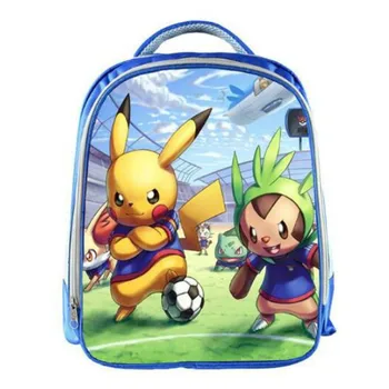 

13 Inch Anime Pokemon Waterproof Backpack Pocket Monster School Bag Ash Ketchum Pikachu School Backpacks Girls Boys Daily Bag