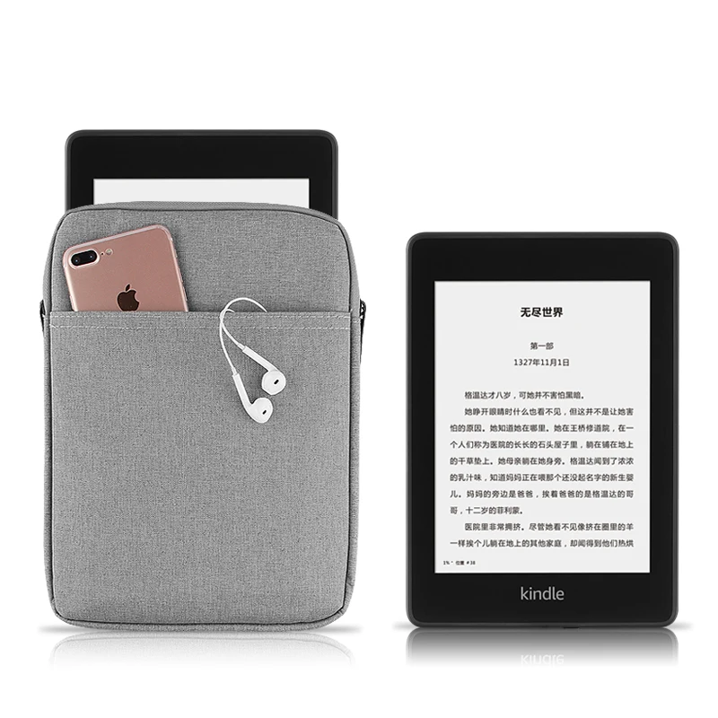 Capinha para Kindle Paperwhite 11th Generation 2023 6.8 10th2023 2023 Básico Ereader Capa Protetora Bolsa de Manga com Zíper