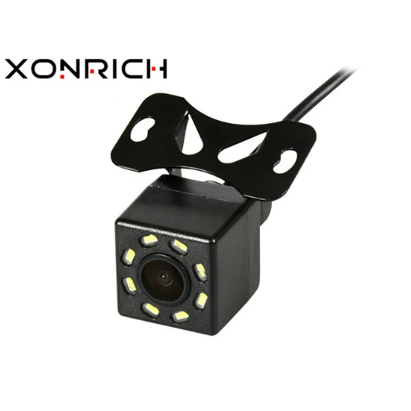 

Xonrich Car Rear View Camera Universal Backup Parking Camera 8 LED Night Vision Waterproof 170 Wide Angle HD Color Image