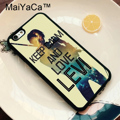 MaiYaCa Levi Ackerman атака на Титанов ТПУ Пластиковый чехол для телефона для iPhone 11 Pro MAX X XR XS MAX 6 6s 7 8 Plus 5S задняя крышка чехол - Цвет: 4624