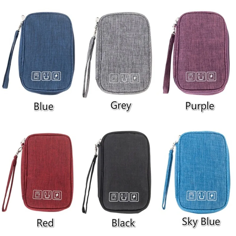 

Multifunction Digital Storage Bag USB Data Cable Earphone Wire pen Power bank Organizer Portable Travel Kit Case Pouch