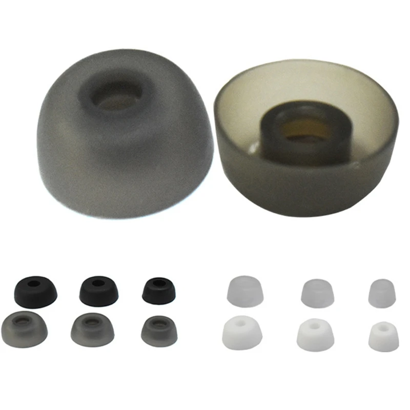 Auricolari In Silicone Morbido Tappi Per Le Orecchie Copri Tappi Per Le Orecchie Per-Jabra Elite 75T/Elite 65T/Active/Sport Evolvenza Cuffie X6Hb